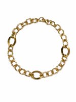 Bracelet Woman in Gold BR ANELLI LUCIDI E MARTELLATI